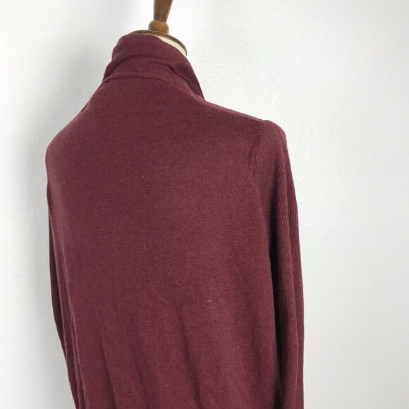 Moda International Cardigan Sweater Cotton Cashmere Knit Open Front - Picture 11 of 12